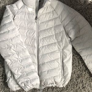 Heather White Northface Women’s Jacket L(sold)
